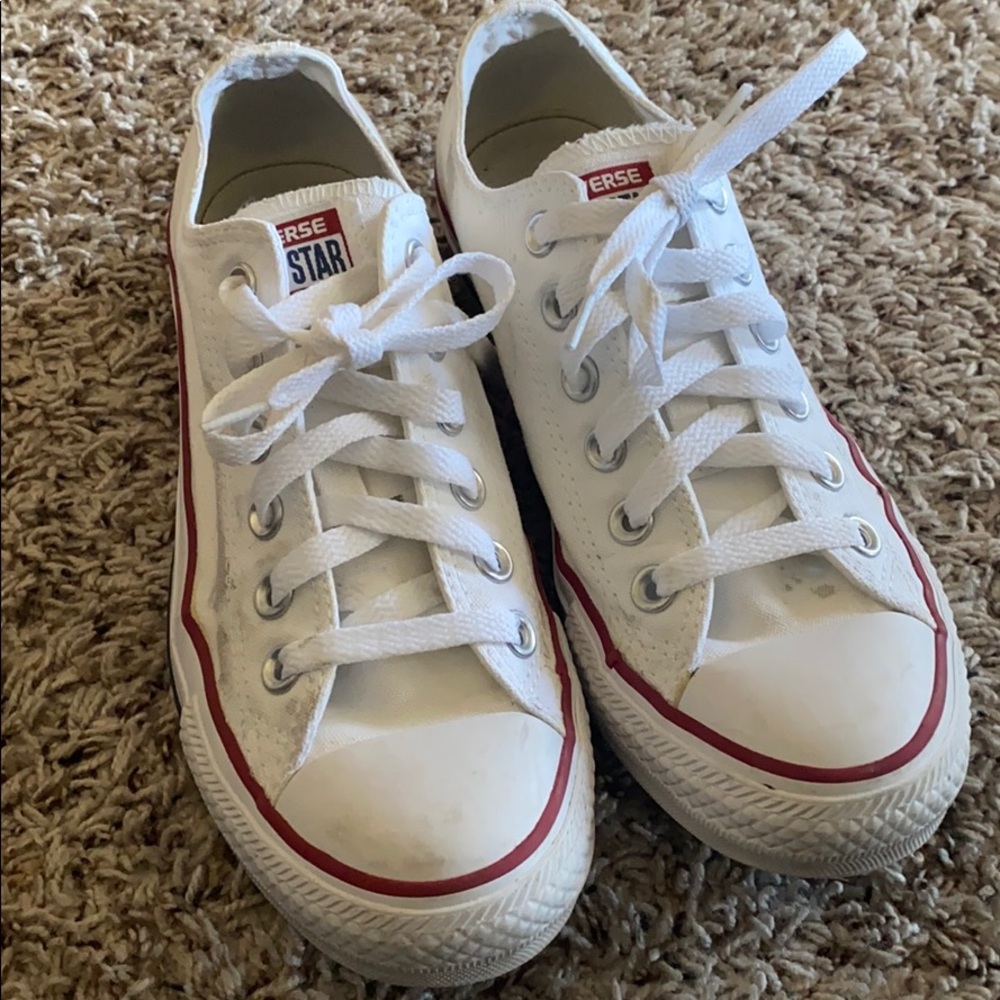 Women’s white Converse
